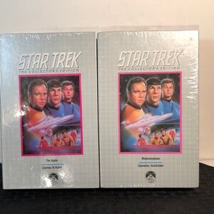 Set of 2 New! Sealed Star Trek VHS Tapes